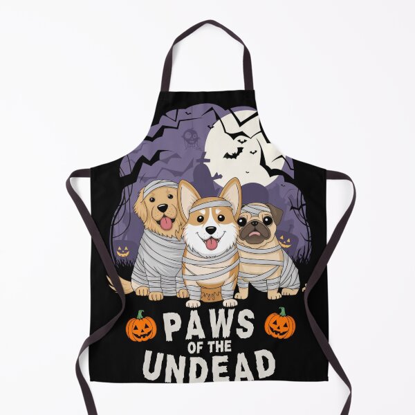 Item preview, The Spooky Season Paws of the Undead: Halloween Dog Mummy T-Shir designed and sold by piketo.