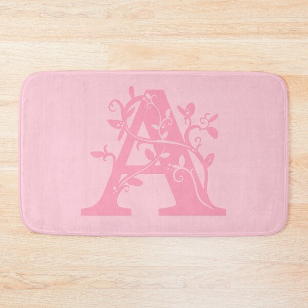 Item preview, Pink Capital Letter A With Vines V2 designed and sold by Victoria Lehnard.