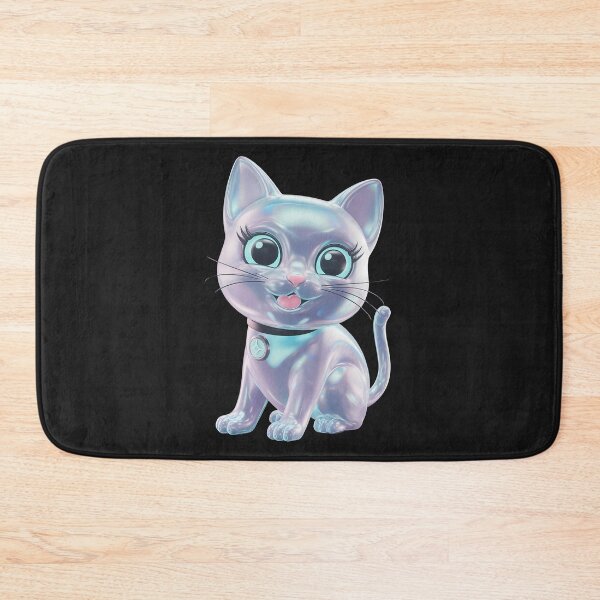 Item preview, Holographic Futuristic Cat designed and sold by eliteandhonor.
