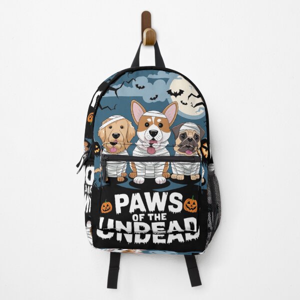 Item preview, Paws of the Undead Tshirt Paws of the Undead: Halloween Dog Mummy T-Shirt designed and sold by piketo.