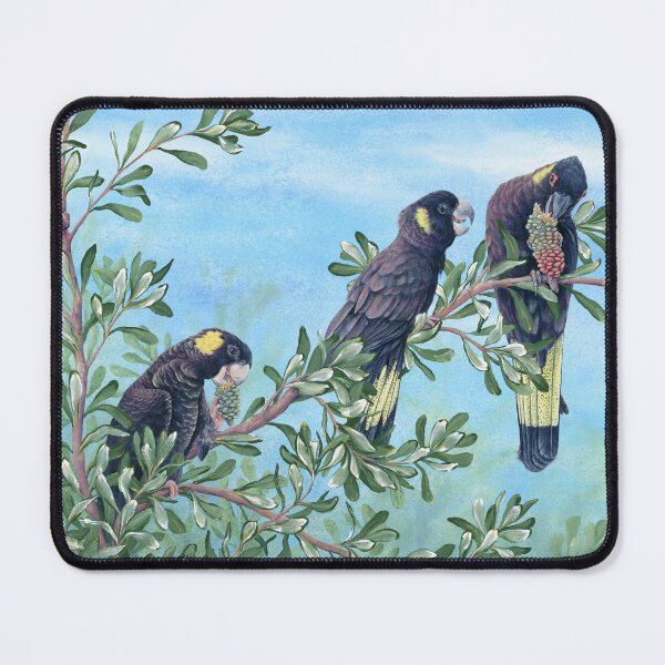 Item preview, “Please Dad, I Dropped Mine” (Yellow-tailed Black Cockatoos) designed and sold by KADuffy.