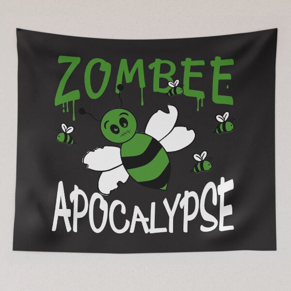 Item preview, Zombie Bee Apocalypse Zombee designed and sold by Chelsealuv Krigbaum.