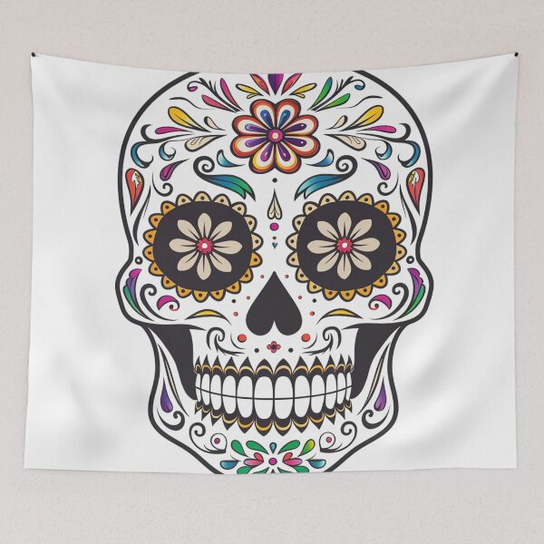 Item preview, Day of the Dead Skull 118 designed and sold by AstroRisq.