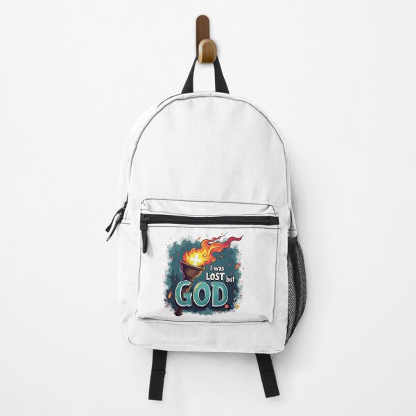 Item preview, I Was Lost But God...Flaming Torch, Cross designed and sold by Faithloveshop.