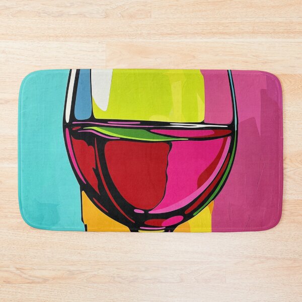 Item preview, Glass of Wine Pop Art 1 designed and sold by AstroRisq.