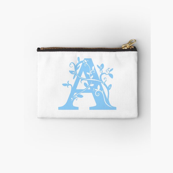 Item preview, Blue Capital Letter A With Vines designed and sold by Victoria Lehnard.