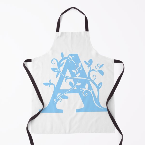 Item preview, Blue Capital Letter A With Vines designed and sold by Victoria Lehnard.