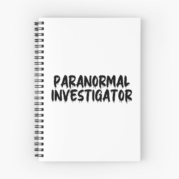 Item preview, BLACK ON WHITE PARANORMAL INVESTIGATOR BLOOD DRIP designed and sold by RomeArtCo.