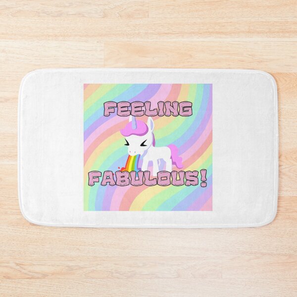 Item preview, Feeling Fabulous Barfing Unicorn designed and sold by Escapism Entertainment LLC.