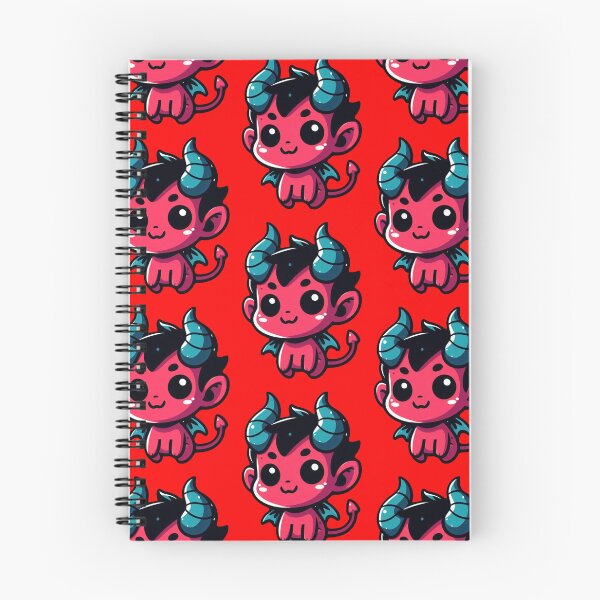 Item preview, Playful Red Devil - Cartoon, Character, Red, Kawaii designed and sold by Nostalgia Busters.