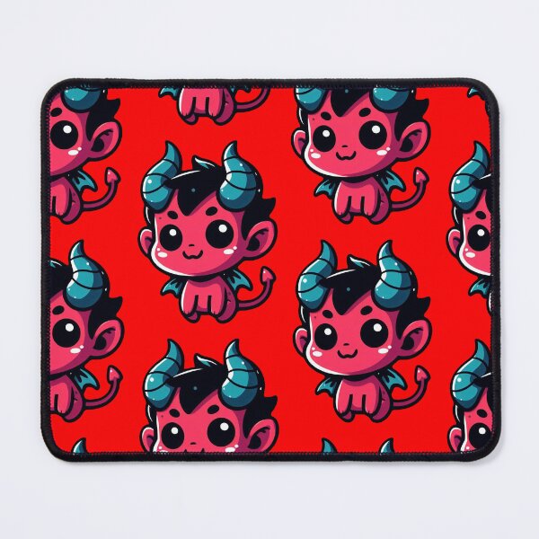Item preview, Playful Red Devil - Cartoon, Character, Red, Kawaii designed and sold by Nostalgia Busters.