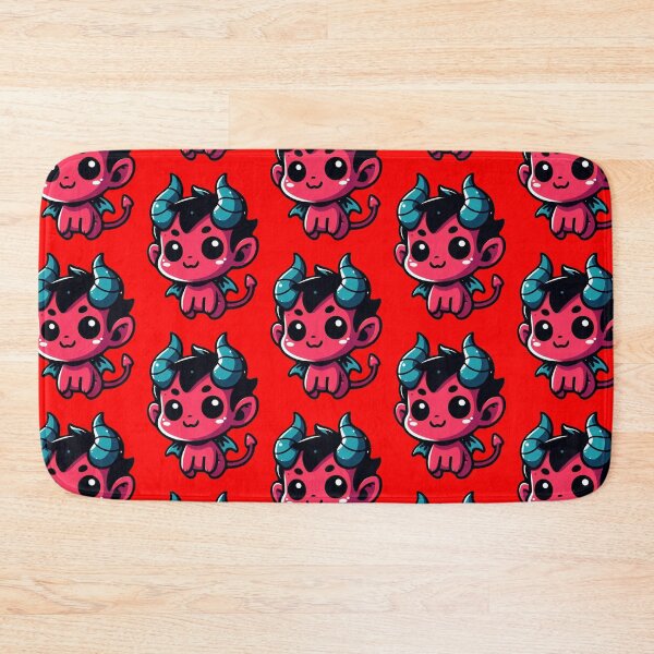 Item preview, Playful Red Devil - Cartoon, Character, Red, Kawaii designed and sold by Nostalgia Busters.