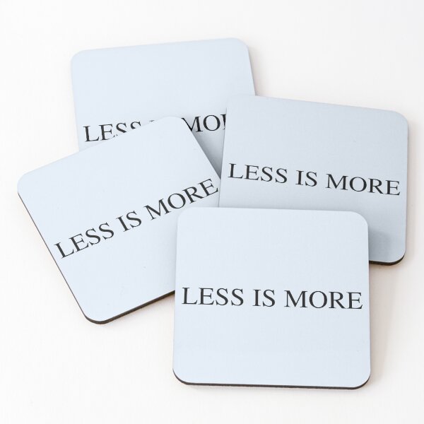 Item preview, LESS IS MORE - Minimal Design designed and sold by HouseOf-Ink.
