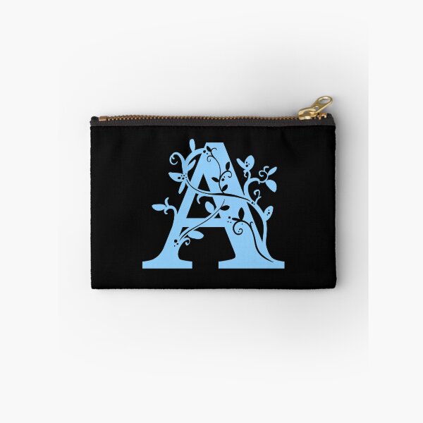 Item preview, Blue Capital Letter A With Vines V3 designed and sold by Victoria Lehnard.