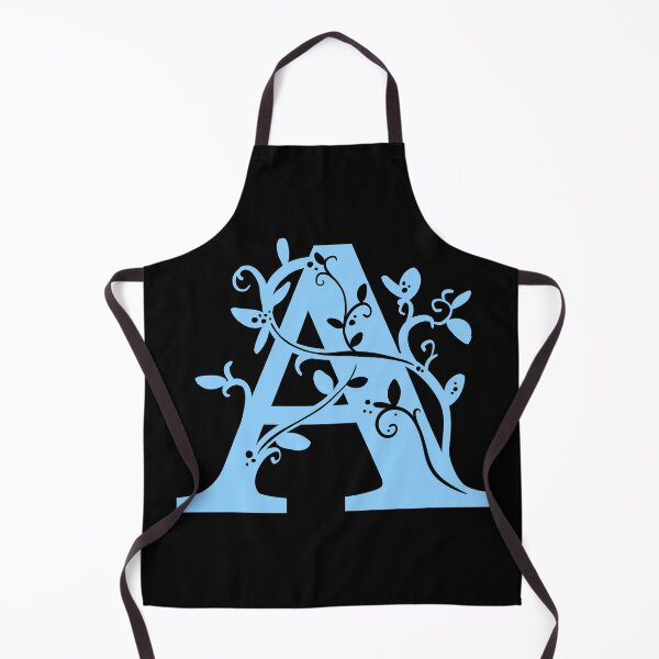 Item preview, Blue Capital Letter A With Vines V3 designed and sold by Victoria Lehnard.