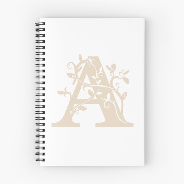 Item preview, Beige Capital Letter A With Vines designed and sold by Victoria Lehnard.