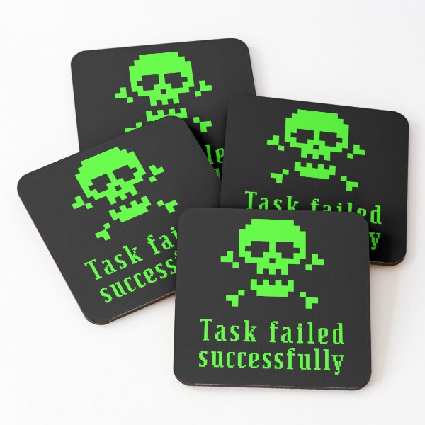 Item preview, TASK FAILED SUCCESSFULLY designed and sold by Office Geek Shop.