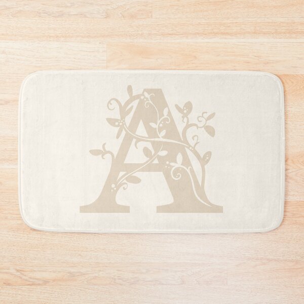 Item preview, Beige Capital Letter A With Vines V2 designed and sold by Victoria Lehnard.