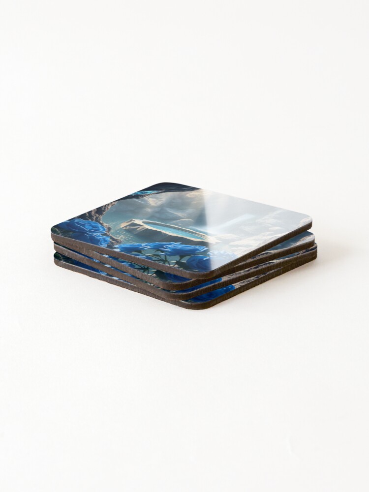 Thumbnail 4 of 5, Coasters (Set of 4), The source designed and sold by InkwiseIA.