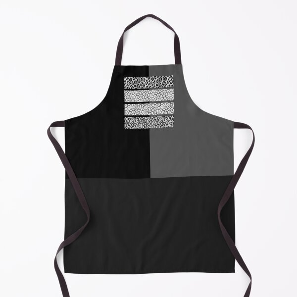 Item preview, Black and white applique with leopard print on a black and gray background designed and sold by fuzzyfox.