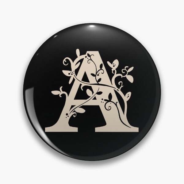 Item preview, Beige Capital Letter A With Vines V3 designed and sold by Victoria Lehnard.