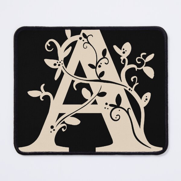 Item preview, Beige Capital Letter A With Vines V3 designed and sold by Victoria Lehnard.