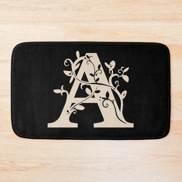 Item preview, Beige Capital Letter A With Vines V3 designed and sold by Victoria Lehnard.