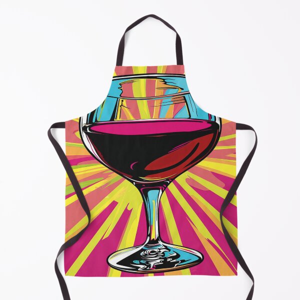Item preview, Glass of Wine Pop Art 3 designed and sold by AstroRisq.