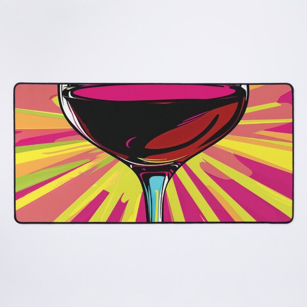 Item preview, Glass of Wine Pop Art 3 designed and sold by AstroRisq.