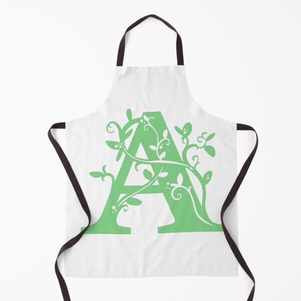 Item preview, Green Capital Letter A With Vines designed and sold by Victoria Lehnard.