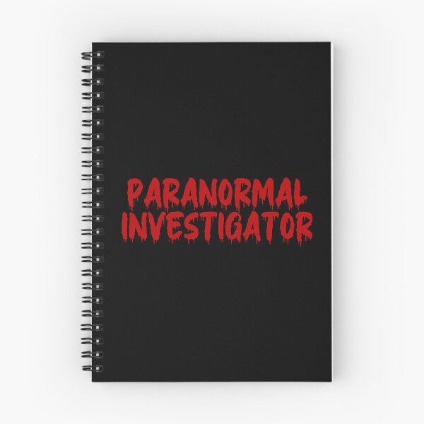 Item preview, RED ON BLACK PARANORMAL INVESTIGATOR BLOOD DRIP designed and sold by RomeArtCo.