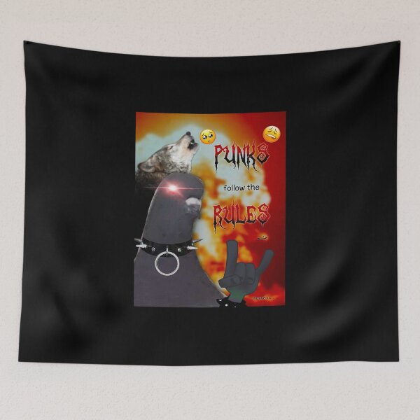 Item preview, Punks follow the rules Pigeom designed and sold by VictorianVampyr.