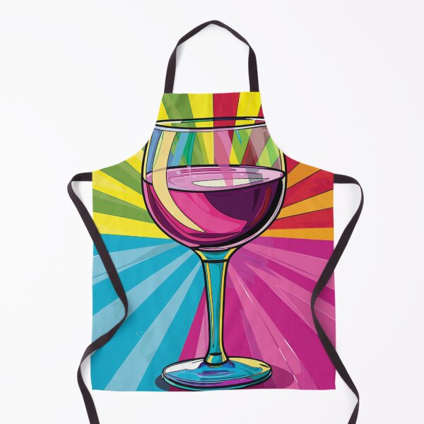 Item preview, Glass of Wine Pop Art 4 designed and sold by AstroRisq.