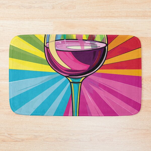 Item preview, Glass of Wine Pop Art 4 designed and sold by AstroRisq.