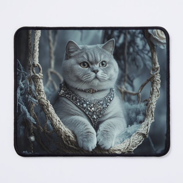 Item preview, British Shorthair In Enchanted Garden designed and sold by Nocturne Paws.