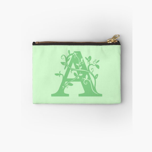 Item preview, Green Capital Letter A With Vines V2 designed and sold by Victoria Lehnard.