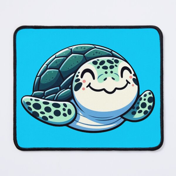 Item preview, Charming Sea Turtle - aquatic, cute, cartoon designed and sold by Nostalgia Busters.