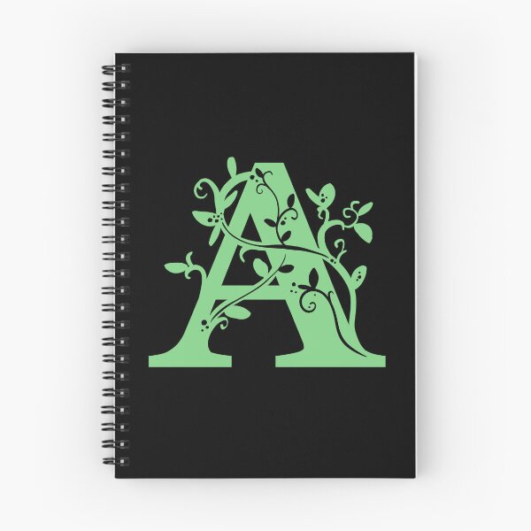 Item preview, Green Capital Letter A With Vines V3 designed and sold by Victoria Lehnard.