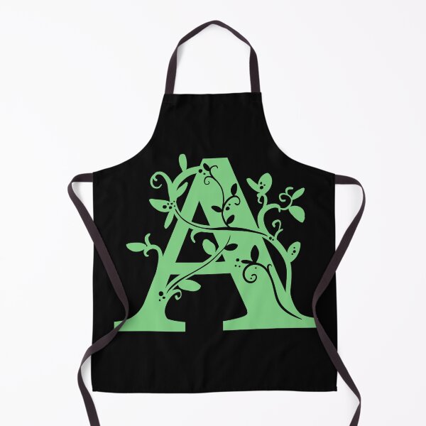 Item preview, Green Capital Letter A With Vines V3 designed and sold by Victoria Lehnard.