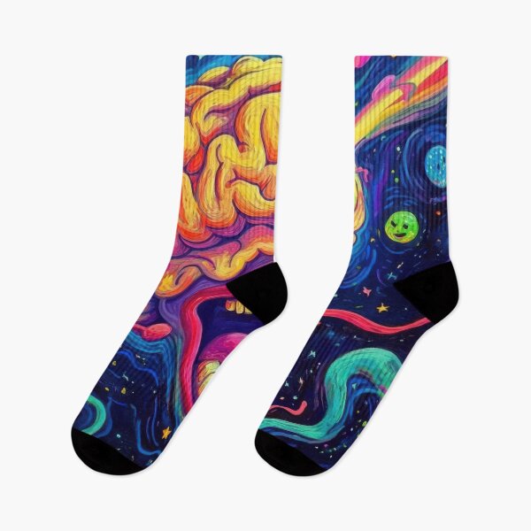 Item preview, Psychedelic Brain V7 designed and sold by OldSchool90s.