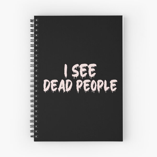 Item preview, PINK ON BLACK I SEE DEAD PEOPLE BLOOD DRIP designed and sold by RomeArtCo.