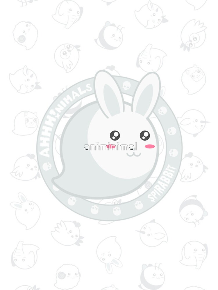 Thumbnail 4 of 4, iPhone Case, Ghost Rabbit designed and sold by animinimal.