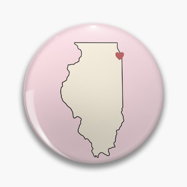 Item preview, Love Chicago Illinois | States Collection designed and sold by BugInARugCo.