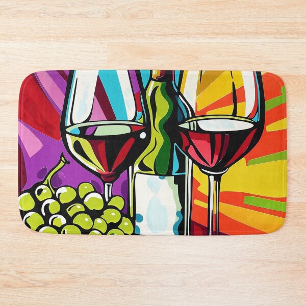 Item preview, Glass of Wine Pop Art 5 designed and sold by AstroRisq.