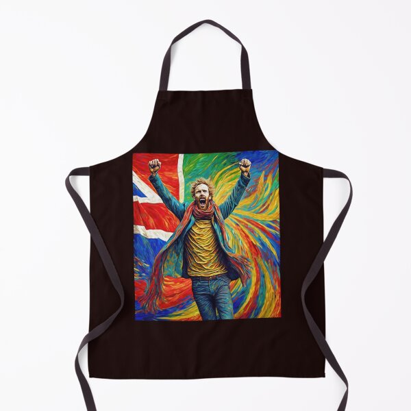 Item preview, "English Football Fan Saluting" designed and sold by Artisticanvas.