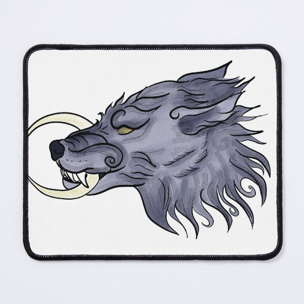 Item preview, Wolf and the moon designed and sold by LovefromThandi.