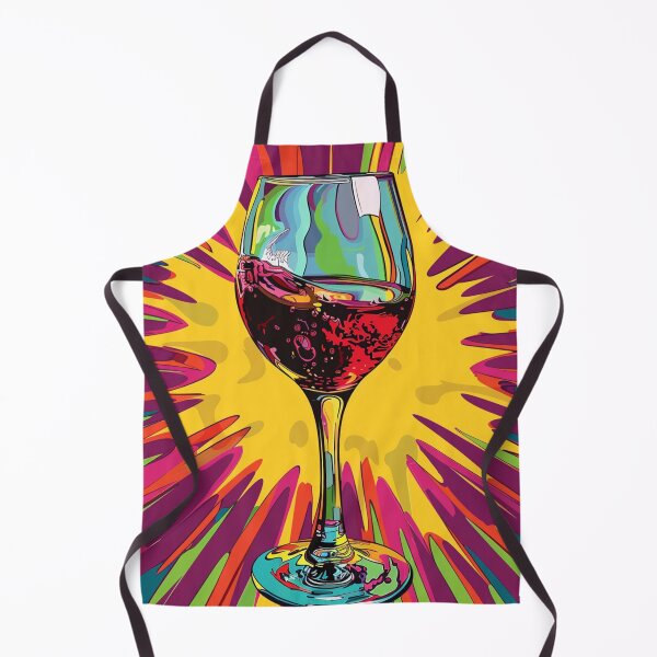 Item preview, Glass of Wine Pop Art 6 designed and sold by AstroRisq.