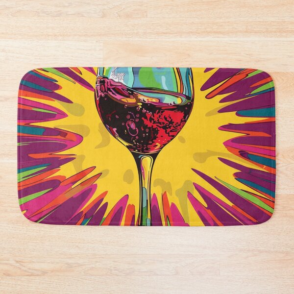 Item preview, Glass of Wine Pop Art 6 designed and sold by AstroRisq.