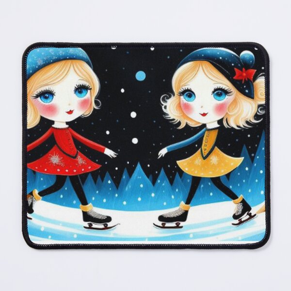 Item preview, Pair Big Blue Eyes Skating designed and sold by TheDarkWardrobe.