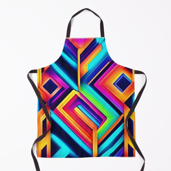 Item preview, Neon Geometric Abstract Art designed and sold by Health And Fitness Posts e-Store.